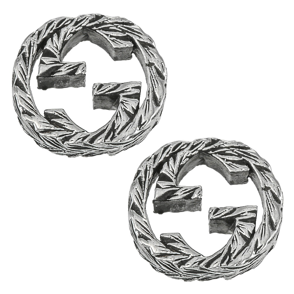 GUCCI 457109-J8400-0811 SILVER PIERCE MADE IN ITALY グッチ アクセサリー ピアス イタリア製 シルバー925 銀製品