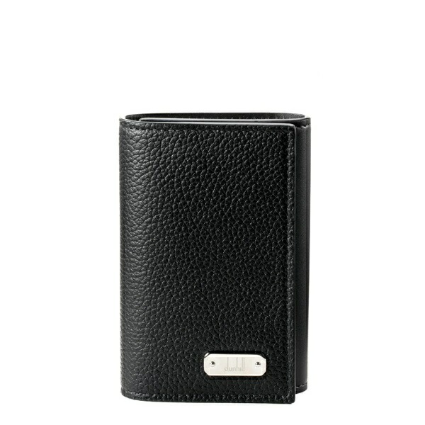dunhill 23R2511GN001 ダンヒル ハーネス 6連キーケース・キーリング付 フルグレインカーフレザー ブラック×シルバー