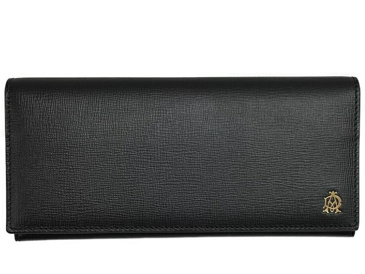 dunhill L2S810A BELGRAVE\u003cBR\u003eダン吸血鬼 ベルグレイブファスナー釣り銭付長がま口型押カーフレザー 黒いこと×ボルドーワイン×ゴールド メンズ財布-バッグ・小物・ブランド雑貨-財布・ケース