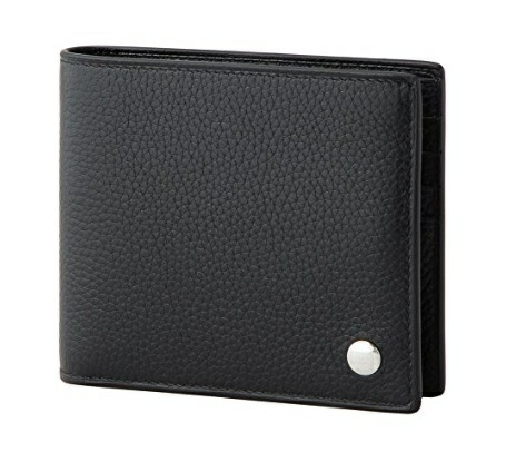 dunhill L2V330A BOSTONダン吸血鬼 二折札入れ 豆の町なめし革 黒いこと×しろがね色 バッグ・小物・ブランド雑貨-メンズ財布