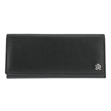 dunhill L2XR10A REEVESダン吸血鬼 リーヴス ジッパー御釣り入長札入れなめし革 黒いこと×しろがね色 財布・ケース-メンズ財布-バッグ・小物・ブランド雑貨