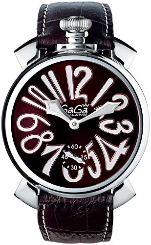 【楽天市場】GAGA MILANO 5010.13SMANUALE 48MMガガミラノ マヌアーレ 48ユニセックス 手巻き 腕時計レザー