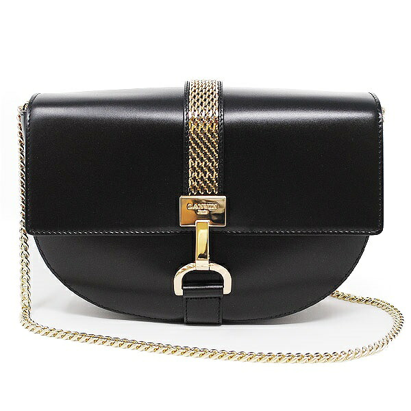 LANVIN LW-BGRO00-VANE-E17-10ランバン ショルダーバッグレザー ブラック&times;ゴールド※取寄品｜ブランドショップ ア・ドマーニ