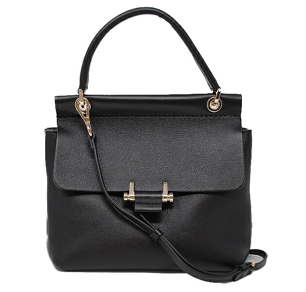 LANVIN LW-BGEQ00-DAVO-E17-10ランバン ハンドバッグレザー ブラック×ゴールド※取寄品|ブランドショップ ア・ドマーニ