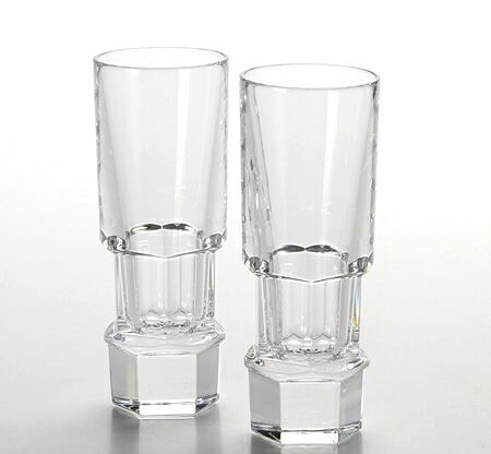 Baccarat 2603422バカラ 水のみ ペアアビスウォッカ ショットグラスクリスタルガラス10.5珊 60ml 客数x2嘱する品 純然たるBOX・抑えつける歌留多