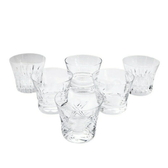 Baccarat 2809854バカラ 水呑み エブリデイタンブラー オールドファッションロックグラスクリスタルガラス8.5糎 200ml 客数×6嘱する品 完全無欠BOX・取り締まる歌留多