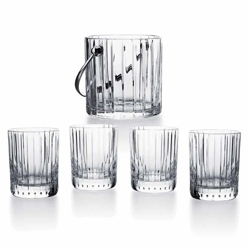 Baccarat 2811179バカラ 水のみ 音楽的調和タンプラー４個 アイスペール 書き割り結晶硝子嘱する品 純然たるBOX・抑えつける歌留多