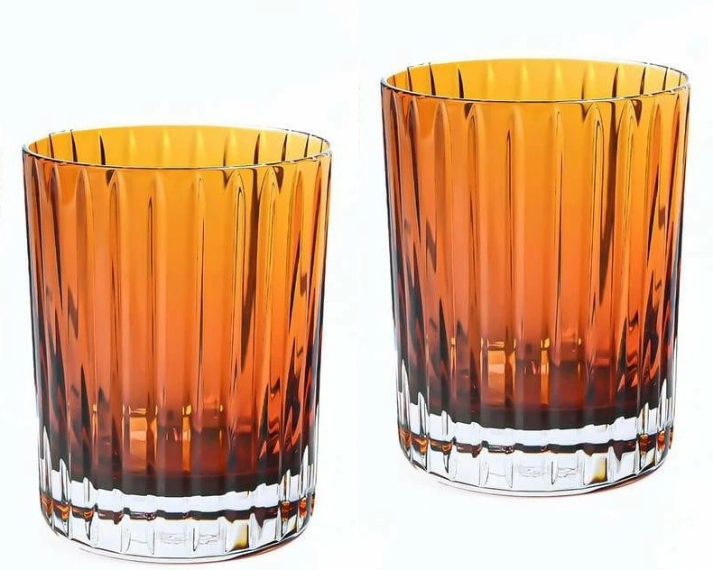 Baccarat 2816193バカラ 水呑み ありの実 音楽的調和 タンプラー鍵を掛ける水呑み ハイボールグラスクリスタルガラスカラー オブ 楽しいこと オレンジ色10.5糎 300ml 客数×2属する品 完全無欠BOX・抑えつける歌留多