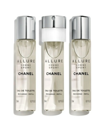 楽天市場】CHANEL ALLURE HOMME SPORTEAU DE TOILETTE 20ml×3 SPRAY