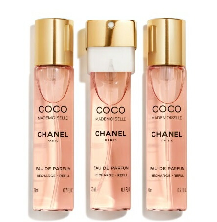 CHANEL COCO MADEMOISELLEEAU DE PARFUMREFILL 20ml×3シャネル ココマドモアゼルオードゥ パルファム リフィルCHANEL 販売店御徒面子付