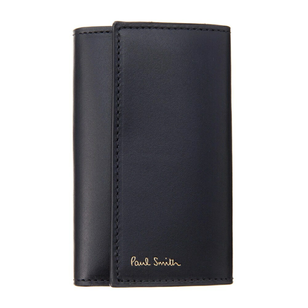Paul Smith M1A-1981-BMULTI-BK ポールスミス 6連キーケース カーフレザー ブラック×マルチカラー