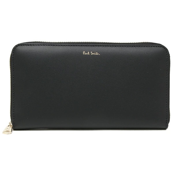 Paul Smith M1A-4778-BMULTI-BK極点スミス ラウンドジッパー長札入れカーフレザー 黒いこと×マルチ色合い 財布・ケース-バッグ・小物・ブランド雑貨