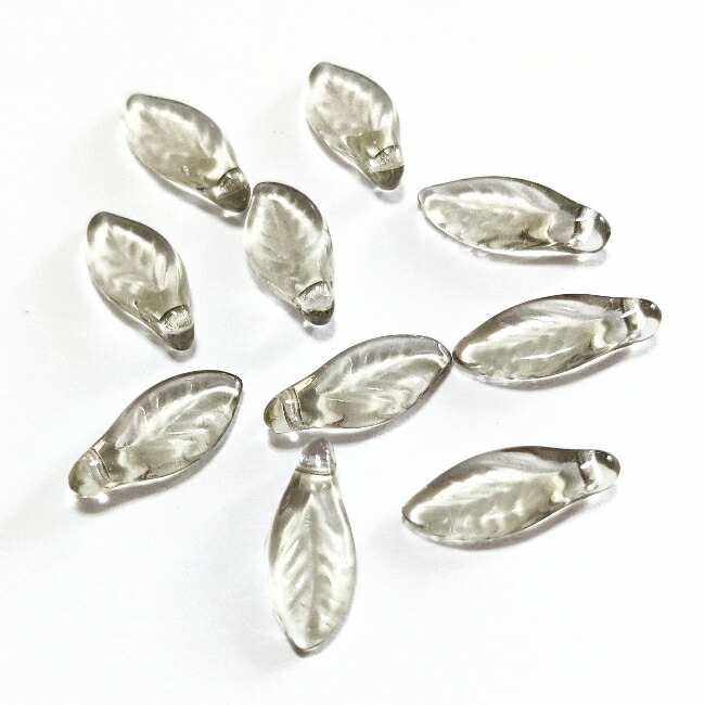 楽天市場】チェコビーズ リーフ デザイン【8】横穴 13mm×6mm