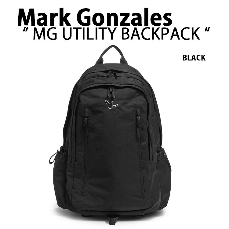 Mark Gonzales マークゴンザレス バックパック 韓国ブランド MG UTILITY BACKPACK デイパック リュックサック ユーティリティ バックパック BLACK 24リットル ロゴ カジュアル 通学バッグ 韓国 メンズ ウィメンズ 4273138 14,711円