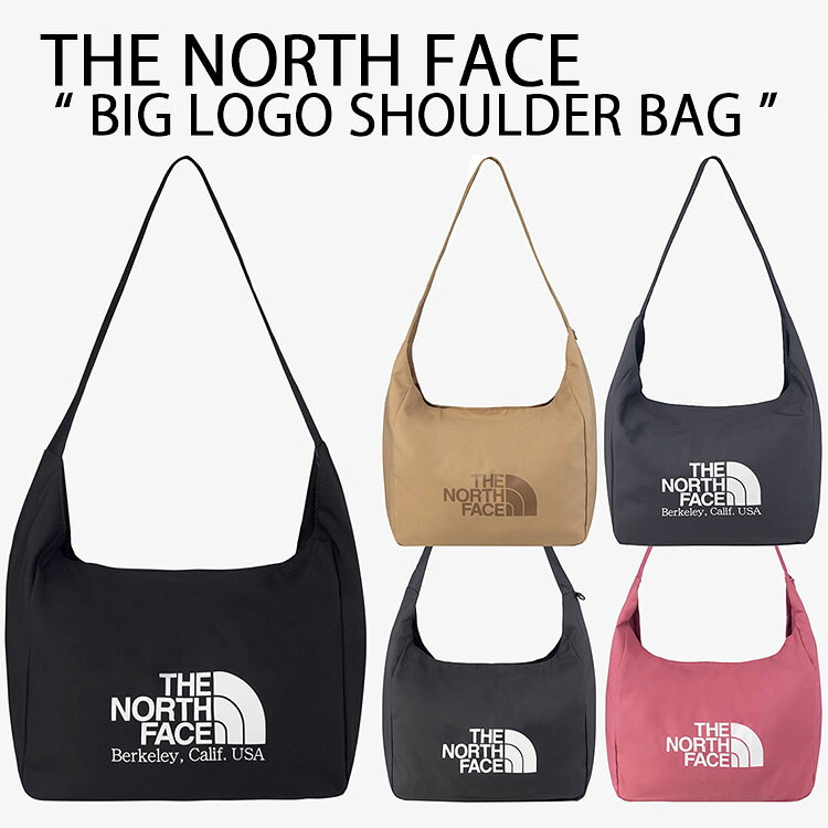 THE NORTH FACE ノースフェイス ショルダーバッグ トートバッグ BIG LOGO SHOULDER BAG 大口バッグ ビッグロゴ BLACK CAMEL GRAY PINK ショッパーバッグ 肩掛けバッグ 旅行バッグ NN2PR21J/L/P/M/N