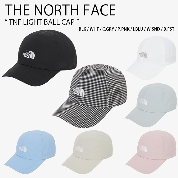 THE NORTH FACE ノースフェイス ベースボールキャップ TNF LIGHT BALL CAP ライト ボール キャップ 帽子 ロゴ カジュアル ストリート 紫外線防止 屋外活動 野外活動 メンズ レディース 男性用 女性用 男女共用 NE3CR02A/B/C/D/E/F/G