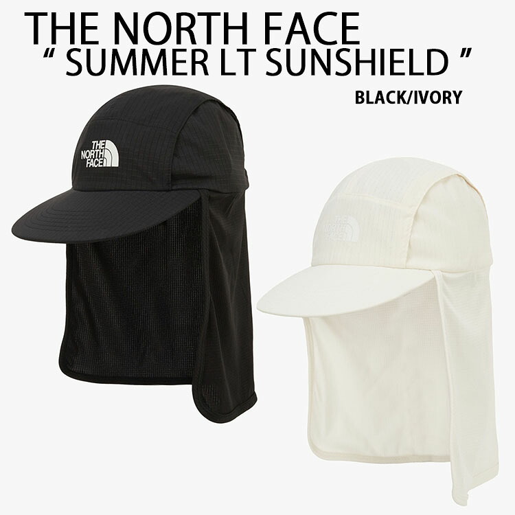 THE NORTH FACE ノースフェイス キャップ サンシールド付きキャップ 一体型 SUMMER LT SUNSHIELD 帽子 サンシールド一体型 BLACK BEIGE スポーツキャップ 登山帽 紫外線防止 UVカット メンズ レディース NE3CR31A/B