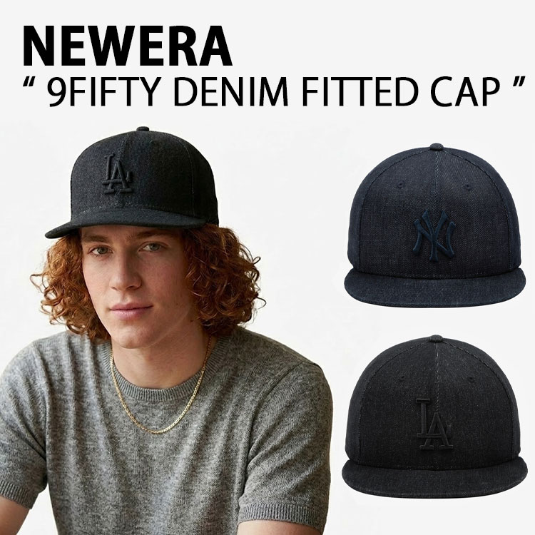 New Era ニューエラ デニム キャップ 9FIFTY 940 DENIM FITTED CAP ヤンキース ドジャース デニム フィッテッドキャップ Dodgers Yankees 帽子 ベースボールキャップ MLB メンズ レディース 14737591/2