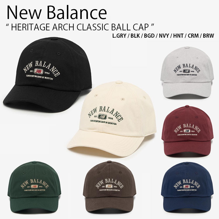 New Balance ニュー平衡にする 野球旗がしら HERITAGE ARCH CLASSIC BALL CAP ヘリテージ アーチ形 古典派音楽 どんぶり鉢 旗がしら かぶり笠 綿織物旗がしら 心地好い 表どおり 露天自然過程 屋外自然過程 メンズ レディース 成人男性用 お上さん用 男女共用 NBGDGS2101【中古】未当てはめる品