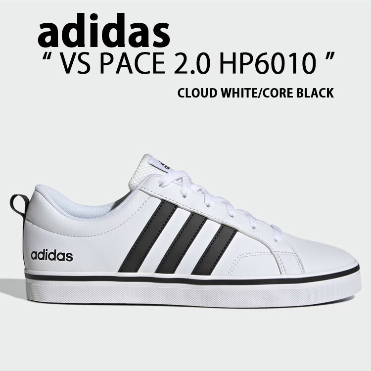 adidas アディダス スニーカー VS PACE 2.0 CLOUD WHITE HP6010 シューズ 滑るゲーム盤シューズ クラウドホワイト スケシュー メンズ レディース【中古】未当て嵌める品 靴-メンズ靴-スニーカー