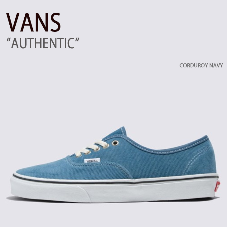 VANS バンズ スニーカー AUTHENTIC CORDUROY NAVY VN0009PVNVY オーセンティック コーデュロイネイビー メンズ レディース 男性用 女性用
