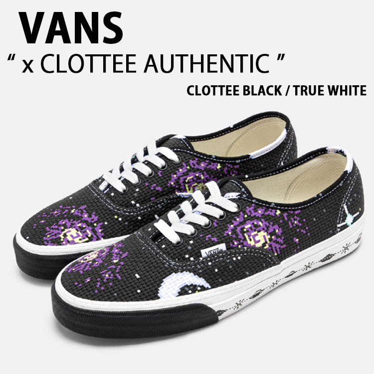 VANS バンズ スニーカー CLOTTEE AUTHENTIC VN000EE3BPB クロッティー オーセンティック マルチカラー ブラック パープル メンズ レディース 男性用 女性用|a-dot