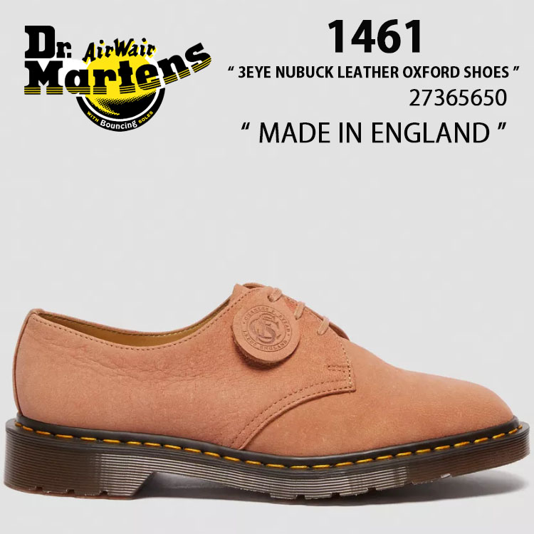 ドクターマーチン　3ホール　レザー　ピンク　UK6 Dr.Martens ドクターマーチン 1461 3ホールシューズ レース