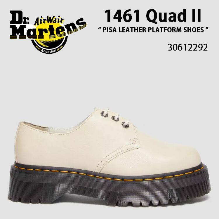 Dr.Martens お医者さんマーチン 校庭シューズ 1461 II PISA LEATHER PLATFORM SHOES 30612292 PARCHMENT BEIGE PISA 3EYE 3大広間 シューズ レディース 成人女性用 【中古】未当て嵌める品