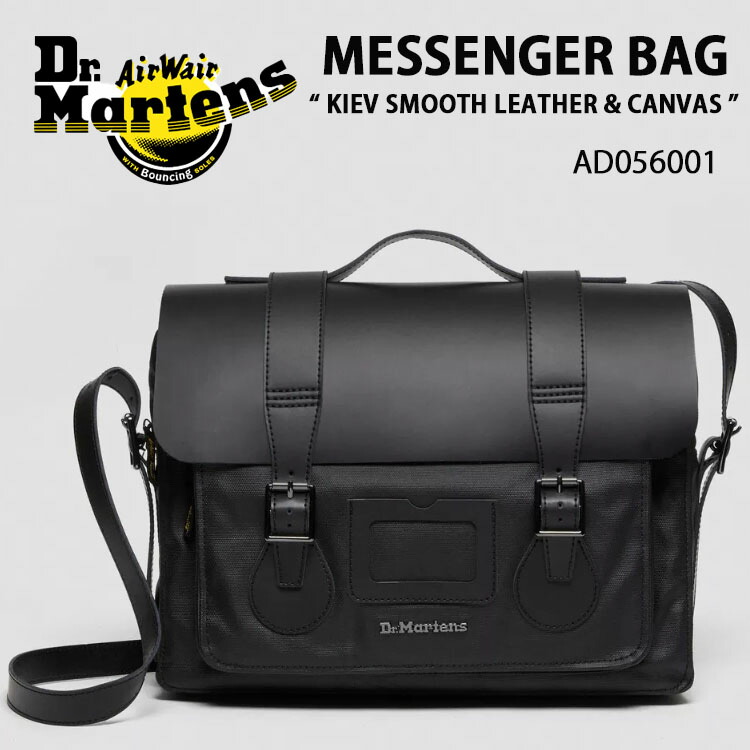 美品　Dr. Martens ブラック メッセンジャーバッグ 楽天市場】Dr.Martens ドクターマーチン メッセンジャーバッグ 15in