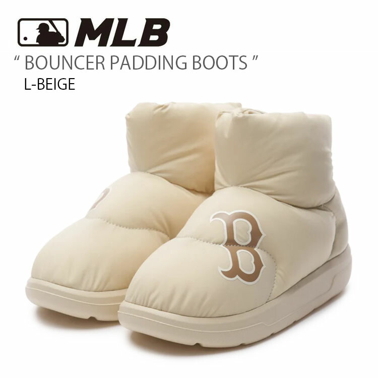 MLB エムエルビー スリッポン MLB BOUNCER PADDING SLIP ON L-BEIGE パディング シューズ ベージュ メンズ レディース 3AWBPSO36-43BGL mlb-3awbbpb36bgl.jpg