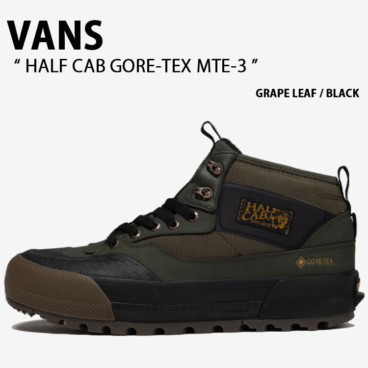 VANS バンズ スニーカー HALF CAB GORE-TEX MTE-3 GRAPE LEAF BLACK VN0009QWKEK ハーフキャブ ゴアテックスMTE-3 グレープリーフ ブラック メンズ レディース 男性用 女性用 26,647円