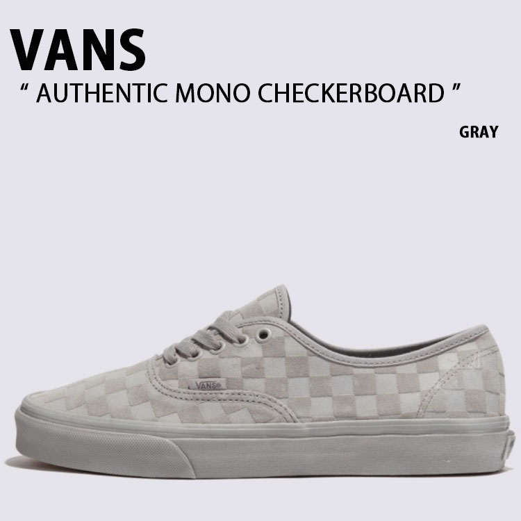 ヴァンズオーセンティック　チェッカー　27.5 VANS バンズ スニーカー AUTHENTIC CHECKERBOARD BLACK WHITE