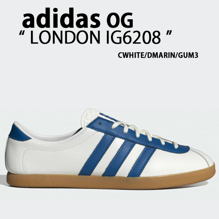 adidas originals アディダス スニーカーLONDON IG6208 CWHITE DMARIN GUM3 ロンドン ホワイト ドマリン ガム3 メンズ レディース【中古】未使用品