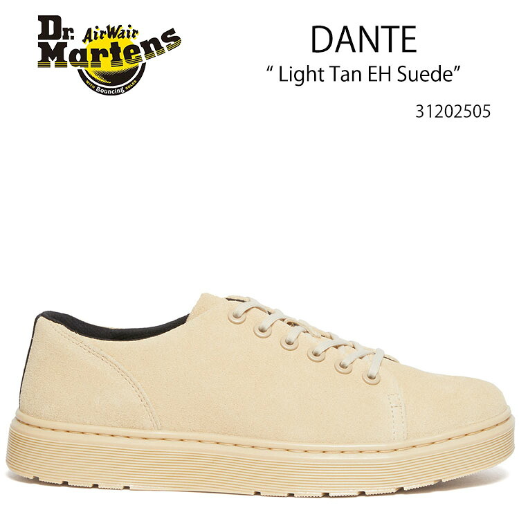 Dr.Martens ドクターマーチン スニーカー DANTE 6H Light Tan EH Suede 31202505 シューズ ベージュスエード メンズ レディース 男性用 女性用 男女兼用【中古】未使用品｜a-dot