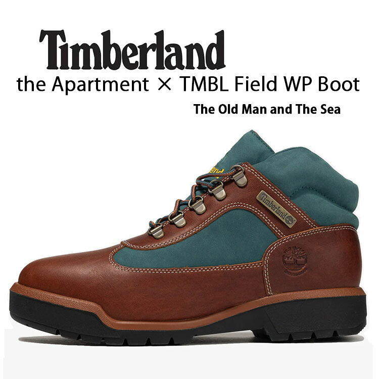 Timberland フィールドブーツ ワークブーツ the Apartment MID LACE UP WATERPROOF FIELD BOOT ティンバーランド ジアパートメント The Old Man and The Sea コラボ 防水 ウォータープルーフ メンズブーツ【中古】未使用品｜a-dot 29,887円