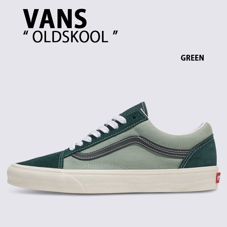 楽天市場】VANS バンズ スニーカー OLDSKOOL WHITE GREEN VN0005UFWGR
