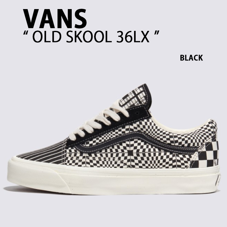 VANS バンズ スニーカー OLDSKOOL 36 LX PATTERN CLASH BLACK VN000CNGBLK オールドスクール 36 LX ブラック メンズ レディース 男性用 女性用|a-dot