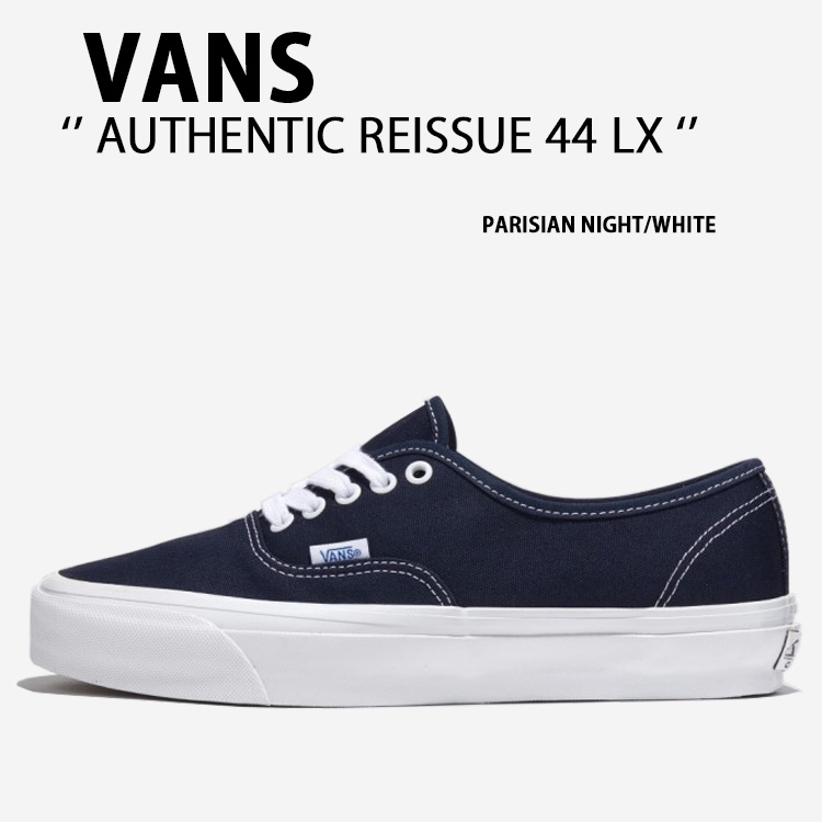 VANS バンズ スニーカー AUTHENTIC REISSUE 44 LX PREMIUM PARISIAN NIGHT WHITE VN000CQAOA8 オーセンティック リーシュ 44 LX 割り増し金 パリジャンナイト爵 白いこと メンズ レディース 成人男性用 お上さん用