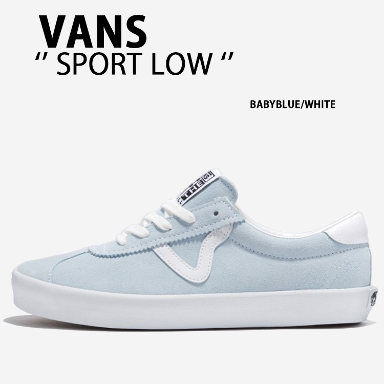 VANS バンズ スニーカーSPORT LOW BABY BLUE WHITE VN000CTDYF5 スポーツ ロウ ベイビー ブルー ホワイト メンズ レディース 男性用 女性用