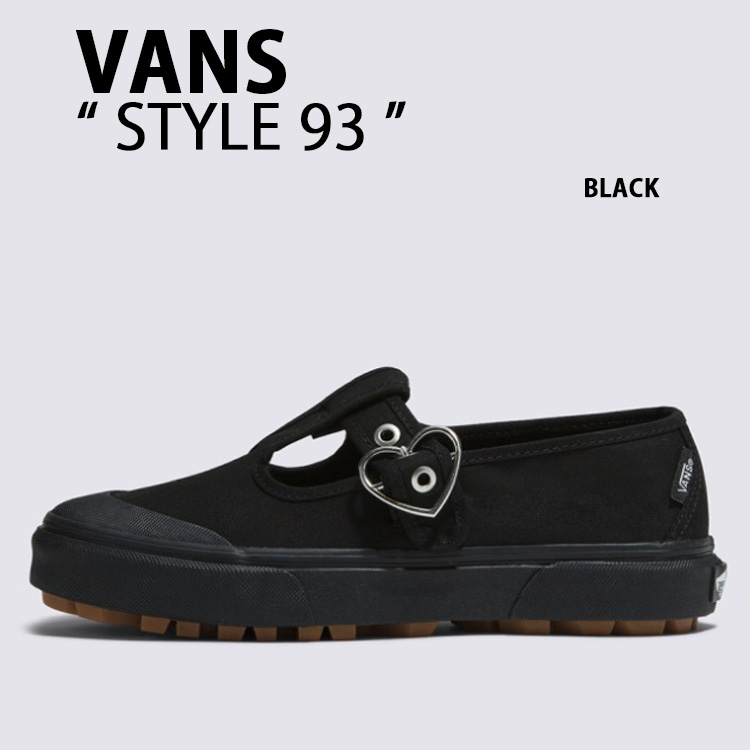 VANS バンズ スニーカー STYLE 93 BLACK スタイル93 ブラック ヴァンズ シューズ レディース VN0A3XTJBKA｜a-dot