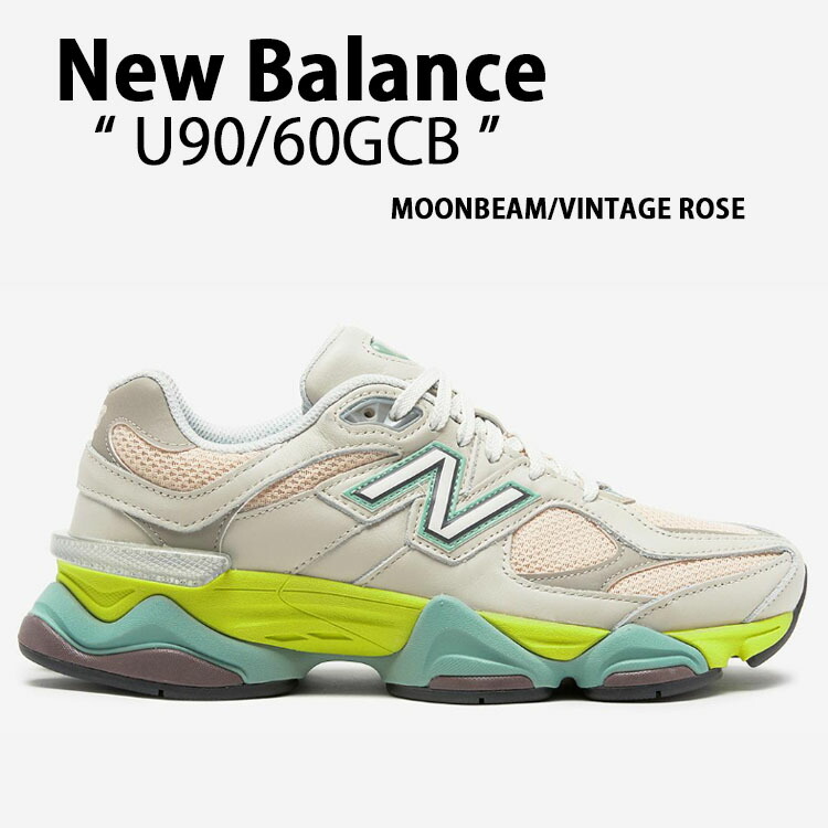 New Balance ニュー平衡にする スニーカー U9060GCB MOONBEAM ROSE 90/60 シューズ NewBlance9060 パステルカラー PALE PACK お月さま光束 ビンテージローズ メンズ レディース【中古】未当てはめる品