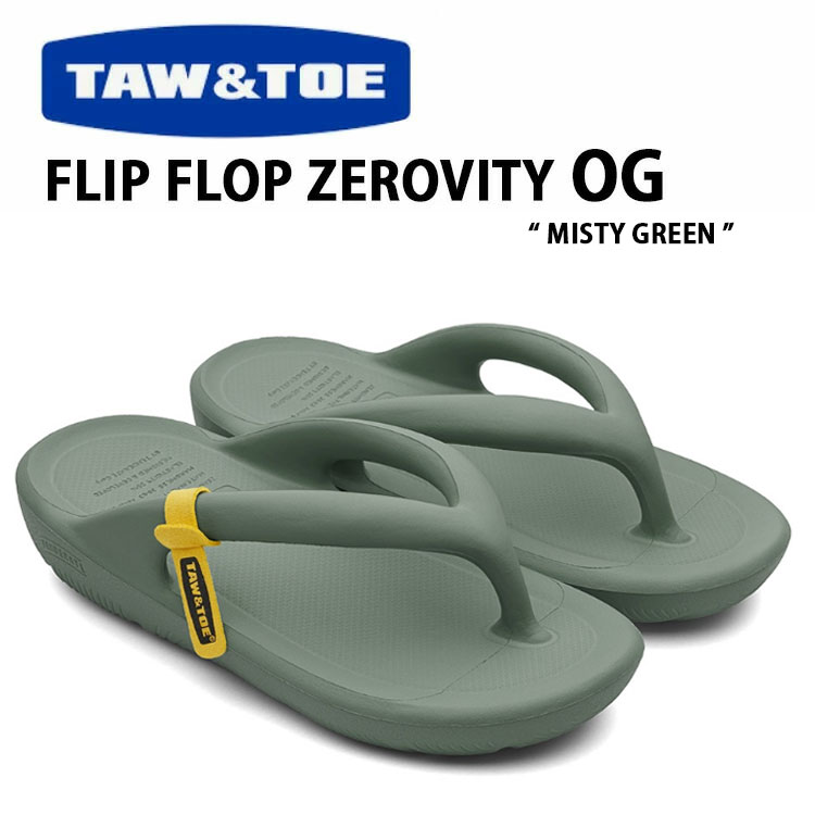 楽天市場】TAW＆TOE トー＆トー サンダル FLIP FLOP ZEROVITY OG