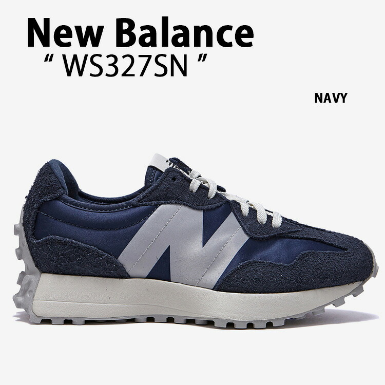 New Balance ニューバランス スニーカー WS327SN NAVY シューズ ス NewBalance327 ニューバランス327 ネイビー メンズ レディース【中古】未使用品|a-dot