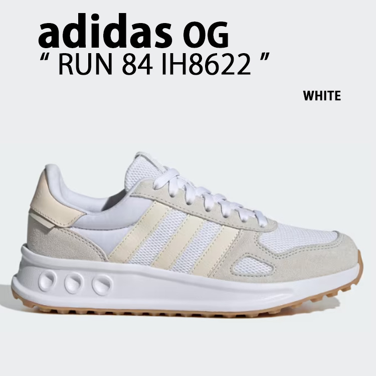 adidas originals アディダス スニーカーRUN 84 IH8622 WHITE シューズ ホワイト メンズ レディース【中古】未使用品｜a-dot