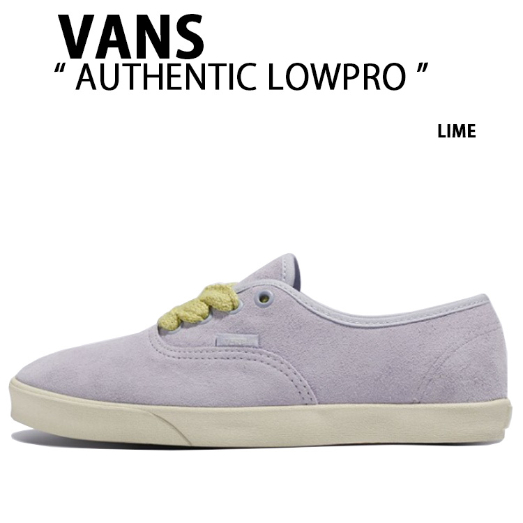 VANS バンズ スニーカー  AUTHENTIC LOWPRO LIME VN000D04C2R オーセンティック 置き目労働者階級 菩提樹 メンズ レディース 成人男性用 成人女性用