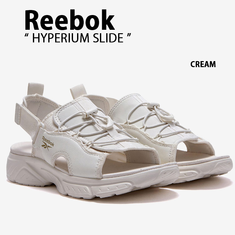 REEBOK リーボック サンダル HYPERIUM SLIDE CREAM ハイぺリウム スライド クリーム メンズ レディース 男性用 女性用 男女兼用 100210107【中古】未使用品