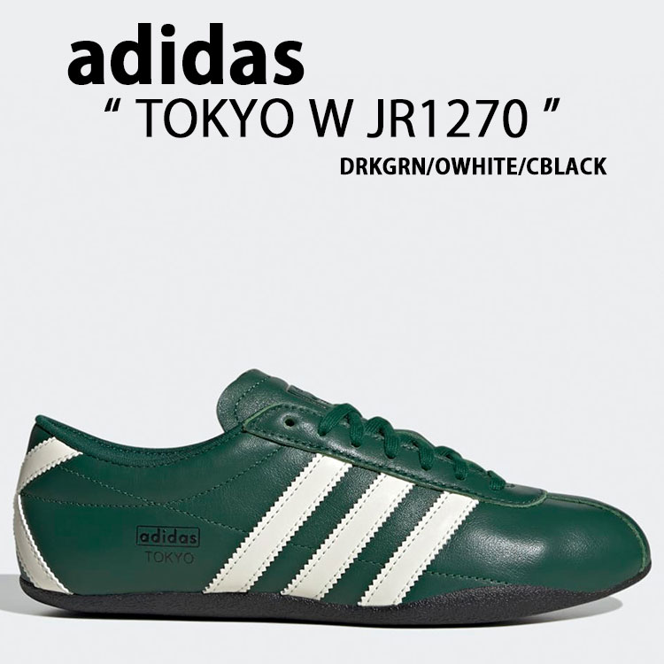 adidas originals アディダス スニーカー TOKYO W JR1270 DRKGRN/OWHITE/CBLACK 東京 ウィメンズ ダークグリーン シューズ メンズ レディース【中古】未使用品|a-dot