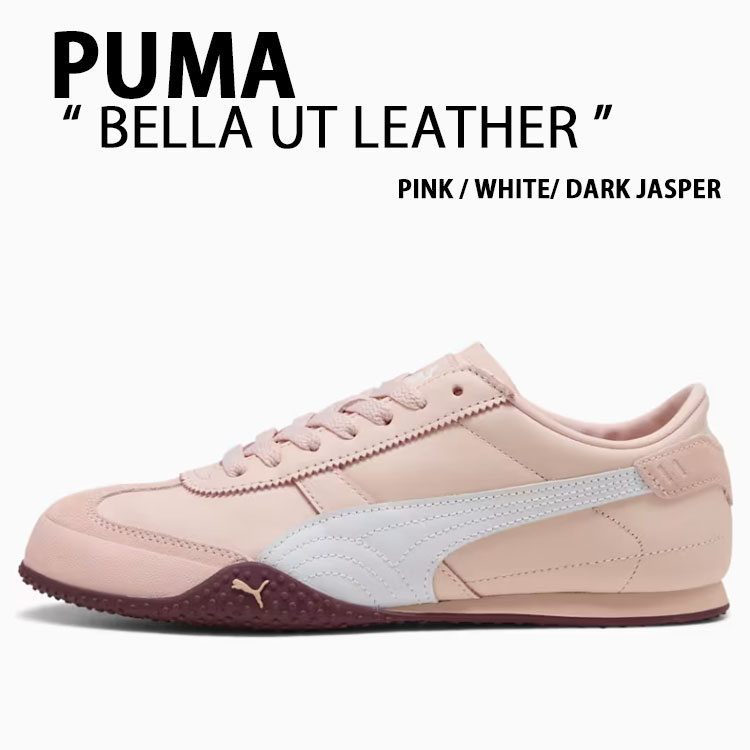 PUMA プーマ スニーカー BELLA UT LEATHER 402186-04 PINK シューズ ピンク スエード メンズ レディース【中古】未使用品