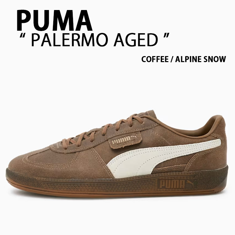 PUMA プーマ スニーカー PALERMO AGED 402854-02 COFFEE シューズ パレルモ エイジド コーヒー スエード メンズ レディース【中古】未使用品