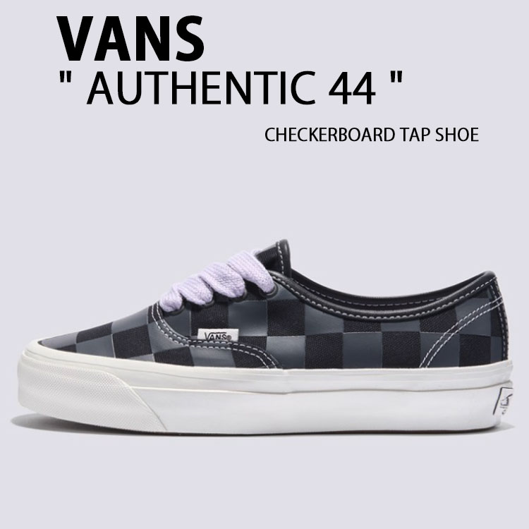 VANS バンズ スニーカー AUTHENTIC 44 CHECKERBOARD TAP SHOE VN000D5KEST オーセンティック 44 チェッカーゲーム盤 タップシューシューズ 自然的色つや メンズ レディース 成人男性用 亭主もち用